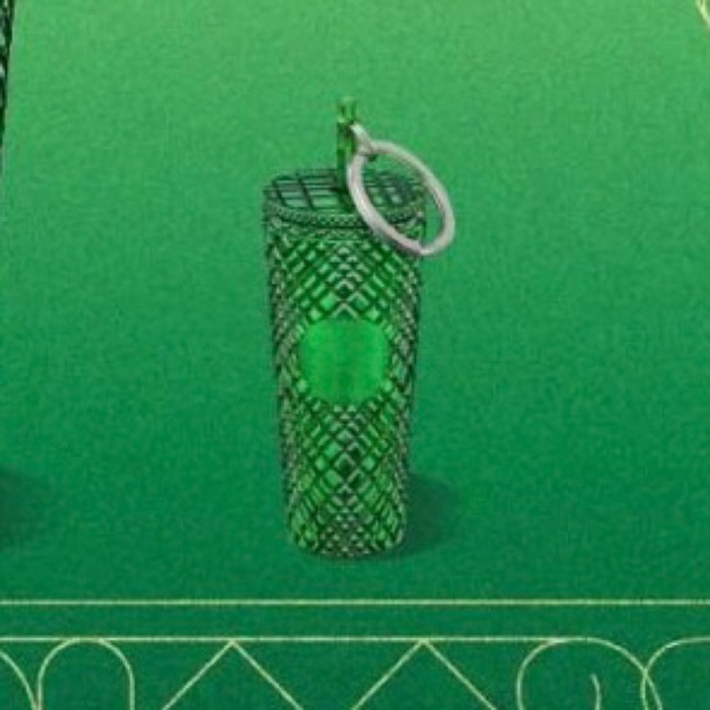 🆕 Starbucks x Wicked | Emerald City Keychain Ornament Mini Tumbler Cup, NWT